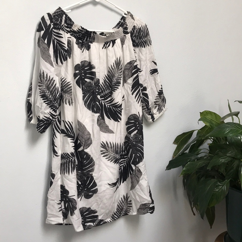 off shoulder mini dress